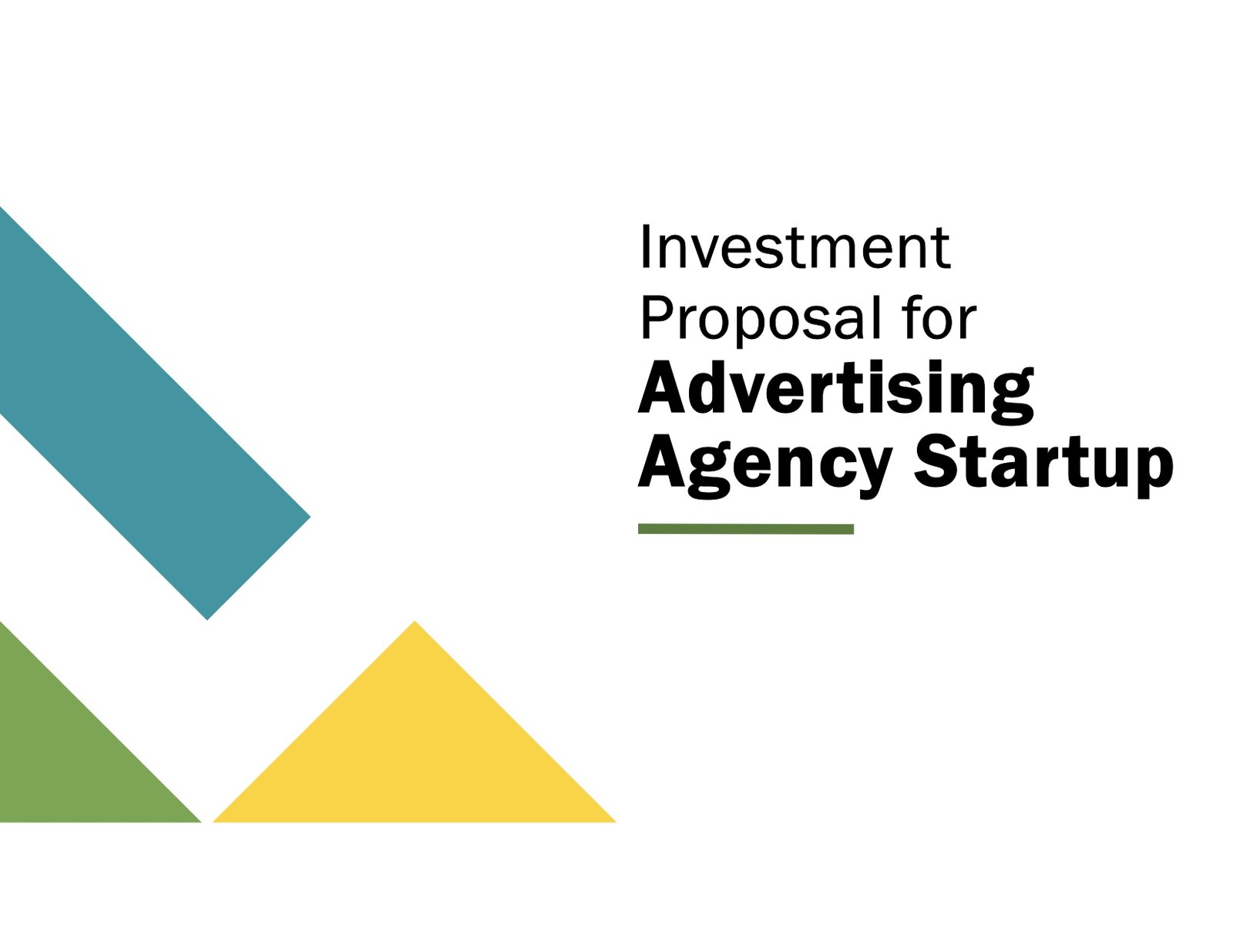 Cover of the ILLUM Advertising investment proposal